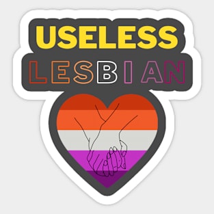 Useless Lesbian Sticker
